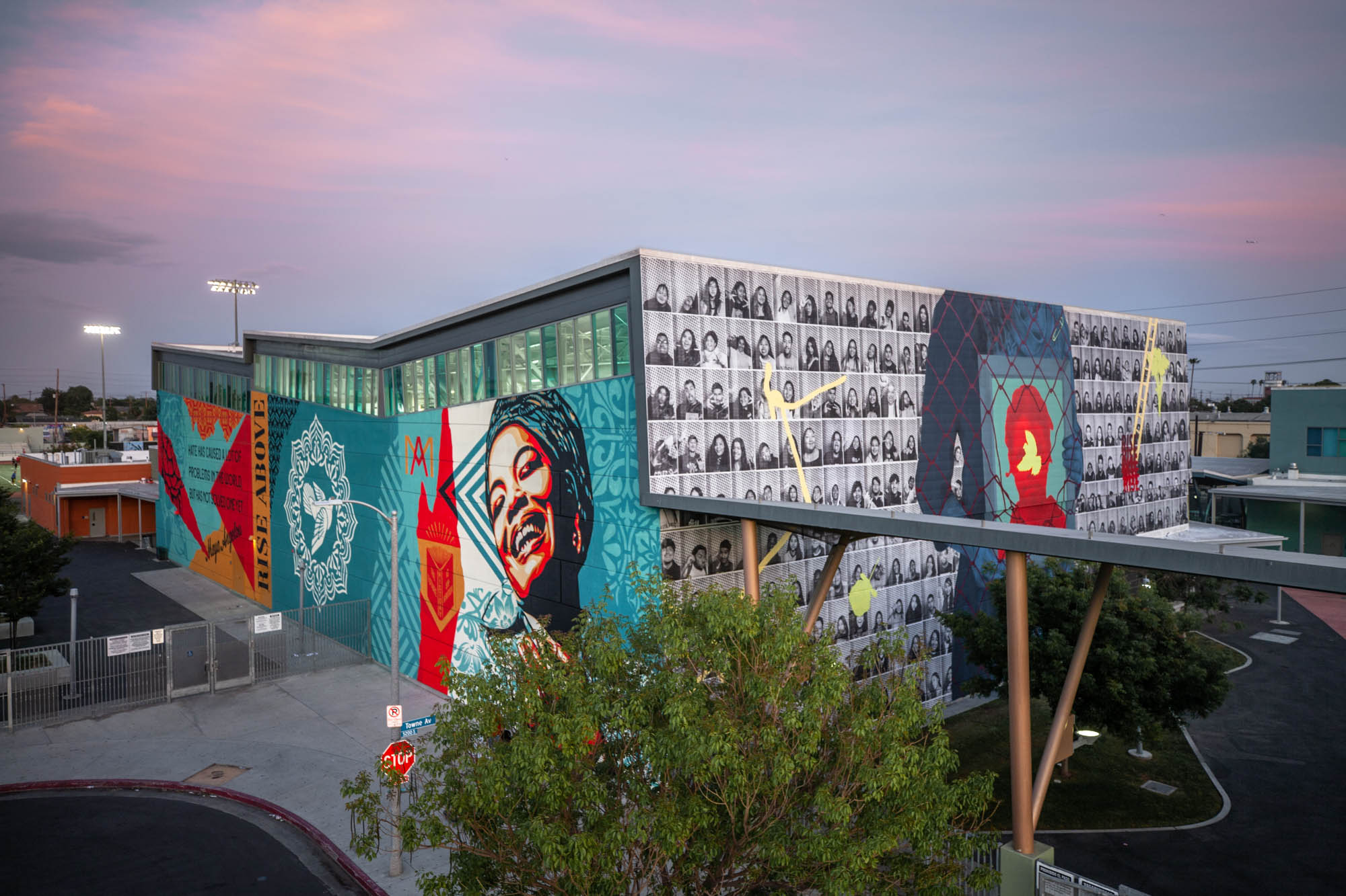 Maya Angelou Mural Festival — Branded Arts mural in Los Angeles