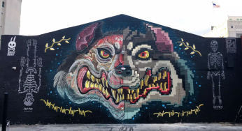 Wolf Head Split in Two