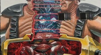 Krang Street Art by Nychos